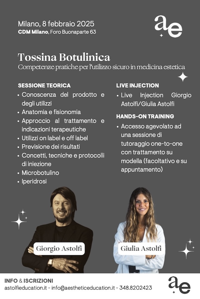 8 febbraio 2025 - Tossina botulinica astolfi